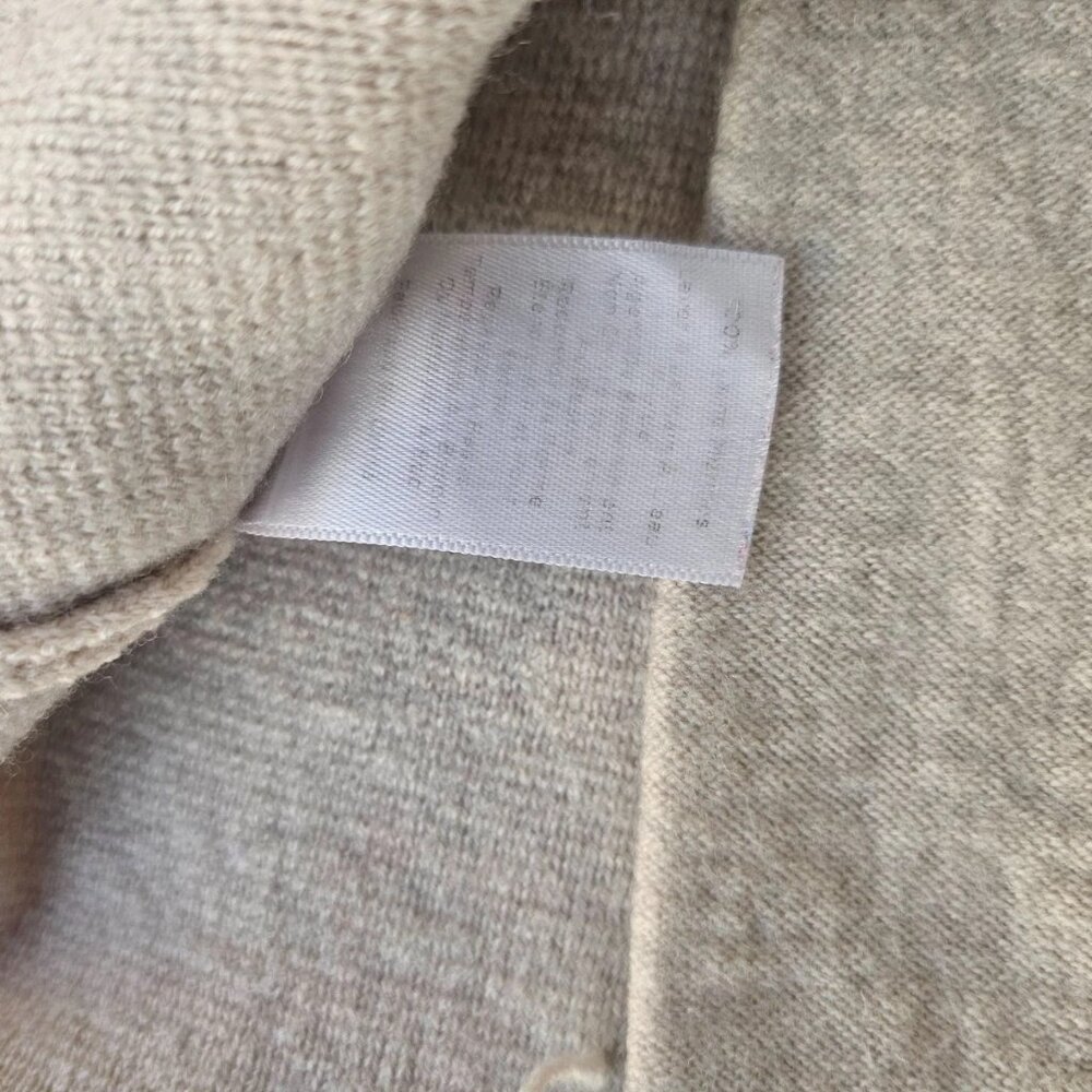 Pure Merino Wool Talbots Ladies Sweater Long Sleeve Gold Tone Button XLP Petite - Picture 9 of 9